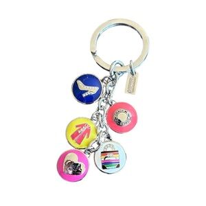 Coach Multi Icon Keychain